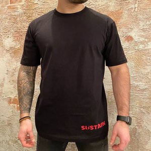 Sustain Eyes Boxy T-shirt Black