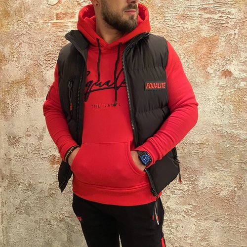 Equalite Bodywarmer 3.0 Black & Red Equalite Bodywarmer 3.0 Black & Red