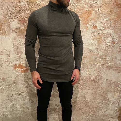 Purewhite Turtle Neck LS Antra