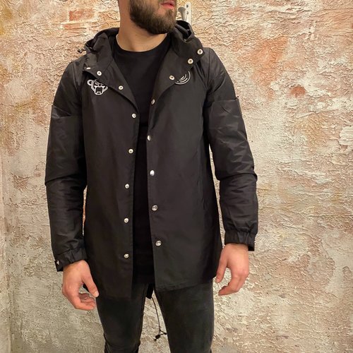 Black Bananas Porto Parka jacket zwart