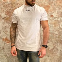 losse fit logo t-shirt wit