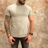 Purewhite Grey Korte Mouw