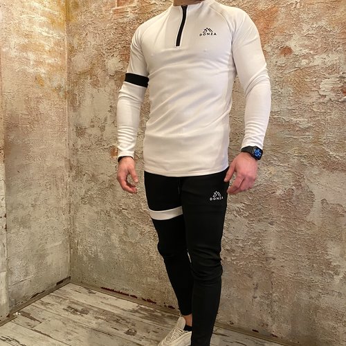 Donza Donza Suit wit/zwart Donza Donza Suit wit/zwart