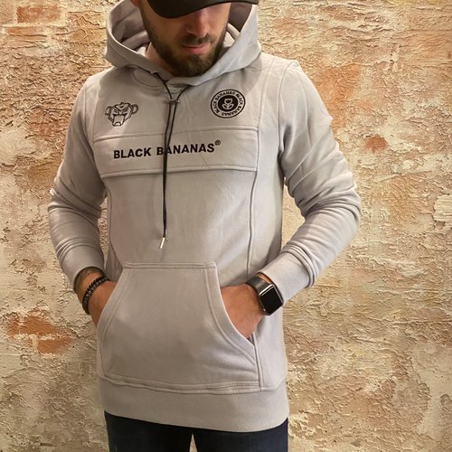 Black Bananas Style hoodie grey