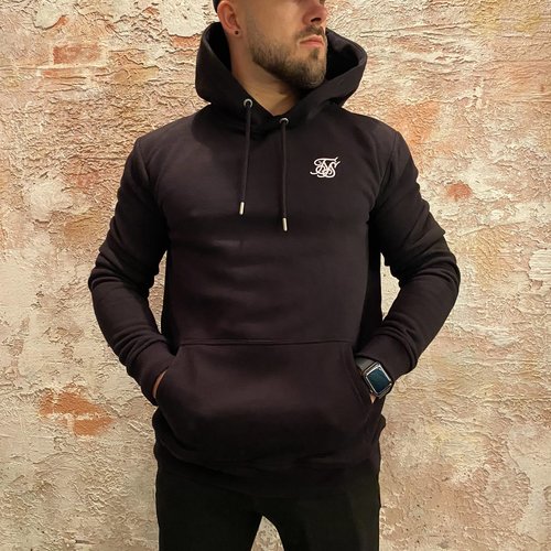 SikSilk SikSilk Basic hoodie zwart