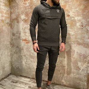 Black Bananas Senior tracksuit grey