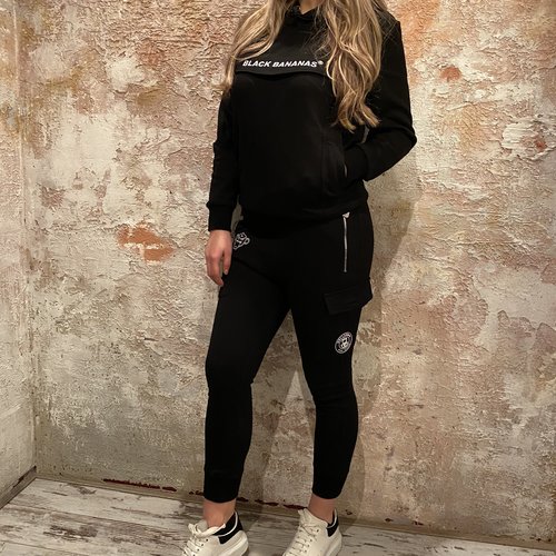 Black Bananas Senior tracksuit black