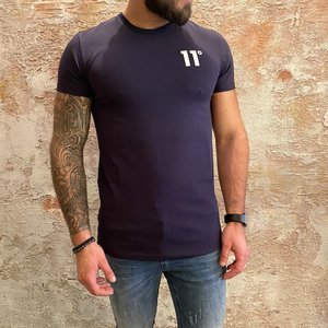 11 degrees Muscle fit t-shirt navy