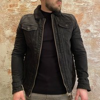 Denim jacket zwart