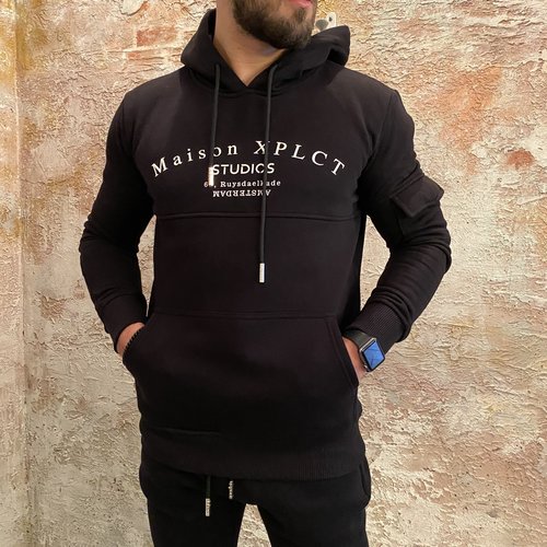 Xplct Studio hoodie zwart Xplct Studio hoodie zwart