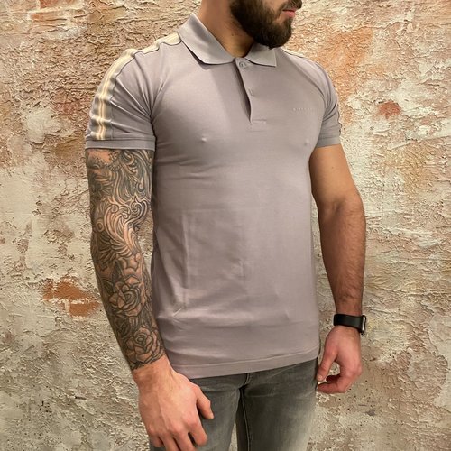 Tape polo poloma grey