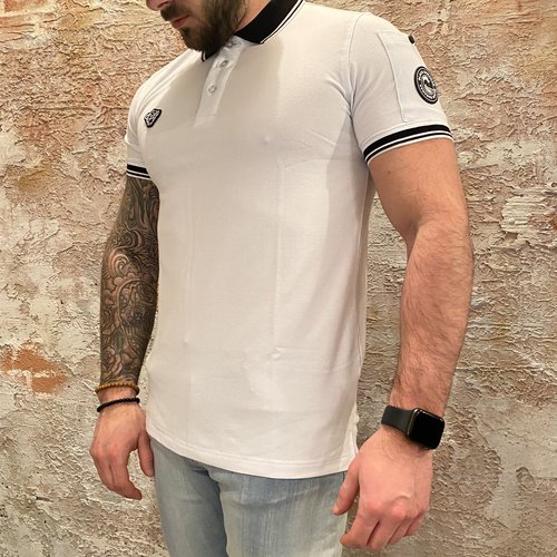 Black Bananas Rank polo white