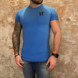 11 degrees Muscle fit t-shirt bright blue