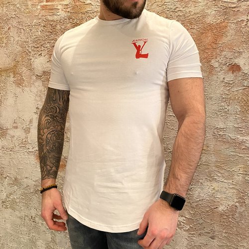 Radical Lucio t-shirt gun white red Radical Lucio t-shirt gun white red