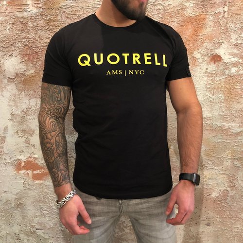 Quotrell Black Yellow Tee Quotrell Black Yellow Tee