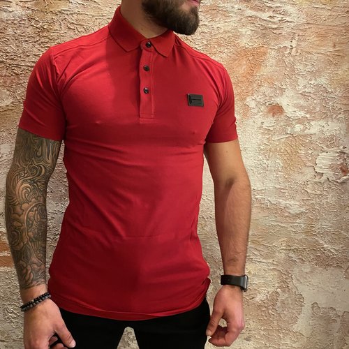 Antony Morato Stretch polo rood Antony Morato Stretch polo rood