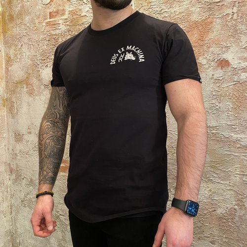 Deus T-shirt Impermanence zwart Deus T-shirt Impermanence zwart