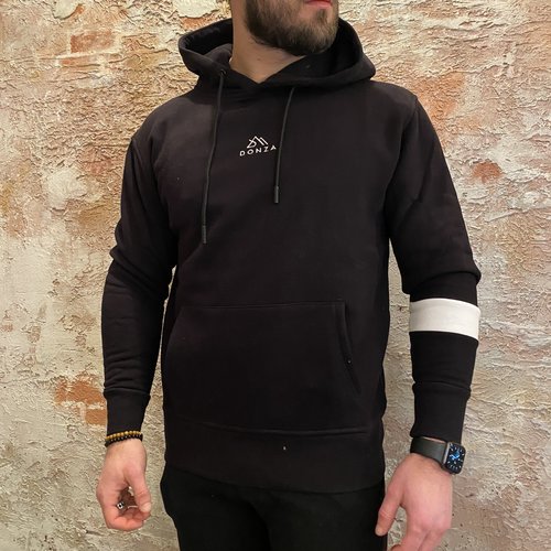 Donza Hoodie black/white Donza Hoodie black/white