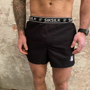 SikSilk Swimshort Standard Black