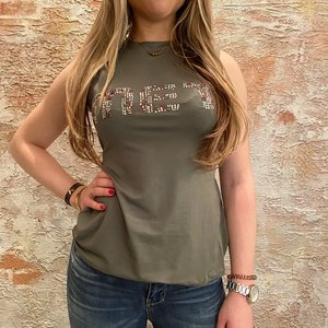 MET Jeans Mouwloos t-shirt army MET Jeans Mouwloos t-shirt army