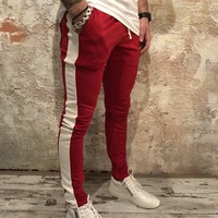 Trackpant Red white