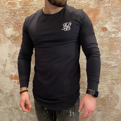 SikSilk Long Sleeve Blue