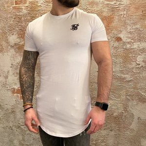 SikSilk Short Sleeve Gym Tee White