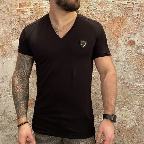 Antony Morato Vneck t-shirt black Antony Morato Vneck t-shirt black