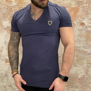 Antony Morato Vneck t-shirt persian blue