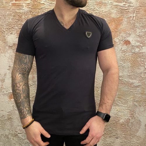 Antony Morato Vneck t-shirt deep blue