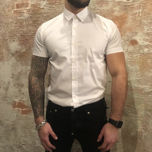 Antony Morato Shirt korte mouw white