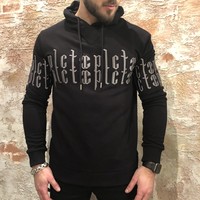Hoodie zwart logo