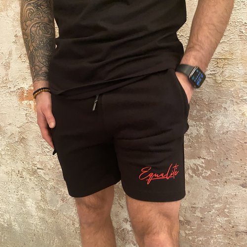 Equalité Wafi short black red