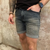 Short The Steve Denim Mid Blue