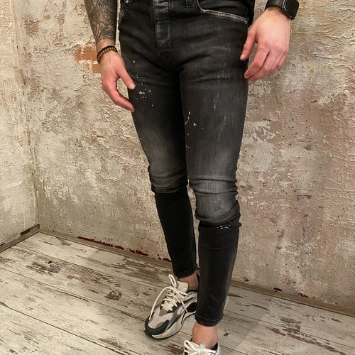 My Brand Distressed black jeans