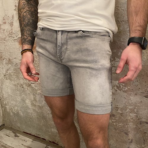 Purewhite Short The Steve light grey