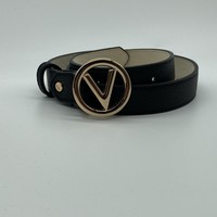 Belt gold round logo