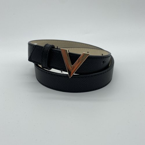 Valentino by Mario Valentino Belt gold logo