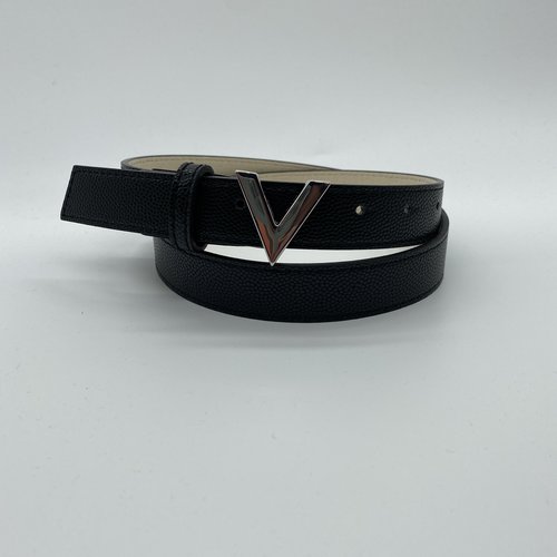 Valentino by Mario Valentino Belt silver logo