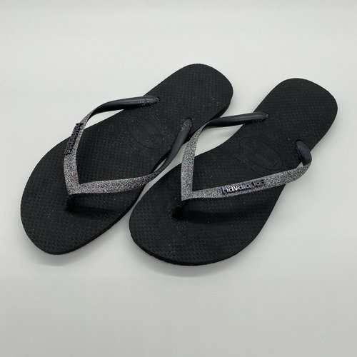 Havaianas Slim glitter black/grey