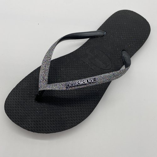 Havaianas Slim glitter black/grey