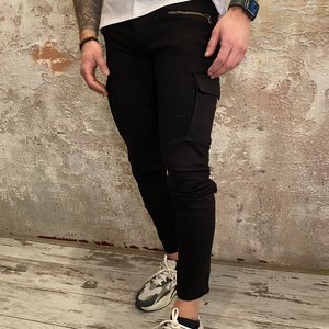 Purewhite The Jone Cargo pant black Purewhite The Jone Cargo pant black