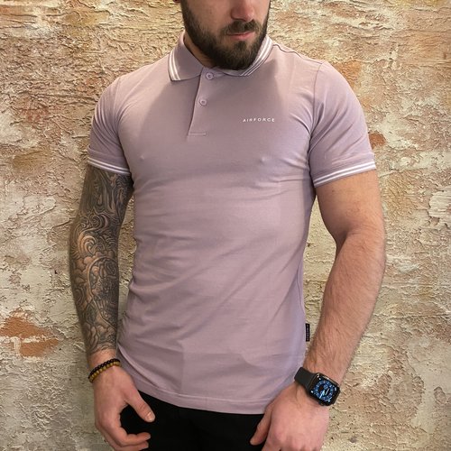 Airforce Polo Double Stripe Lavender Frost Airforce Polo Double Stripe Lavender Frost
