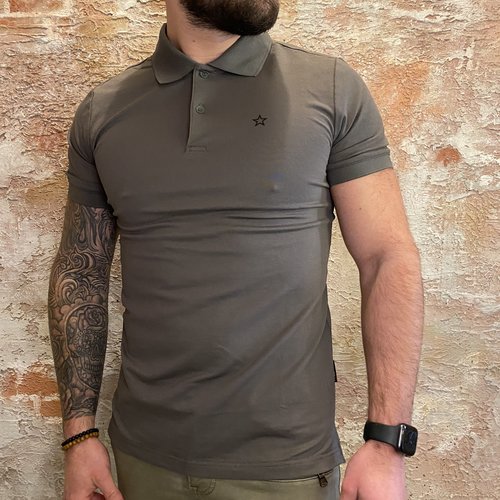 Airforce Polo Outline Star Gun Metal