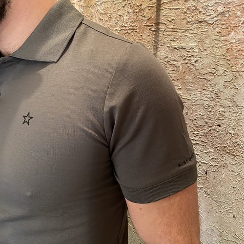 Airforce Polo Outline Star Gun Metal