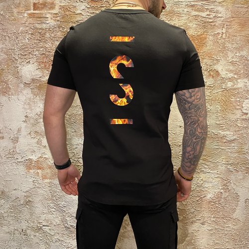 Sustain Flame logo t-shirt black