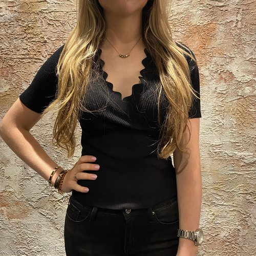 Morgan de Toi Medico Top Black Morgan de Toi Medico Top Black