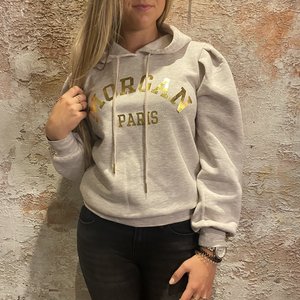 Morgan de Toi Logo Hoodie Beige/Gold