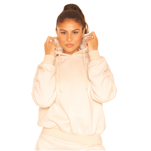 LA Sisters Essential Hoodie Creme