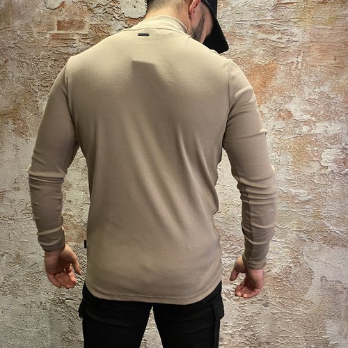 Purewhite Longsleeve Taupe